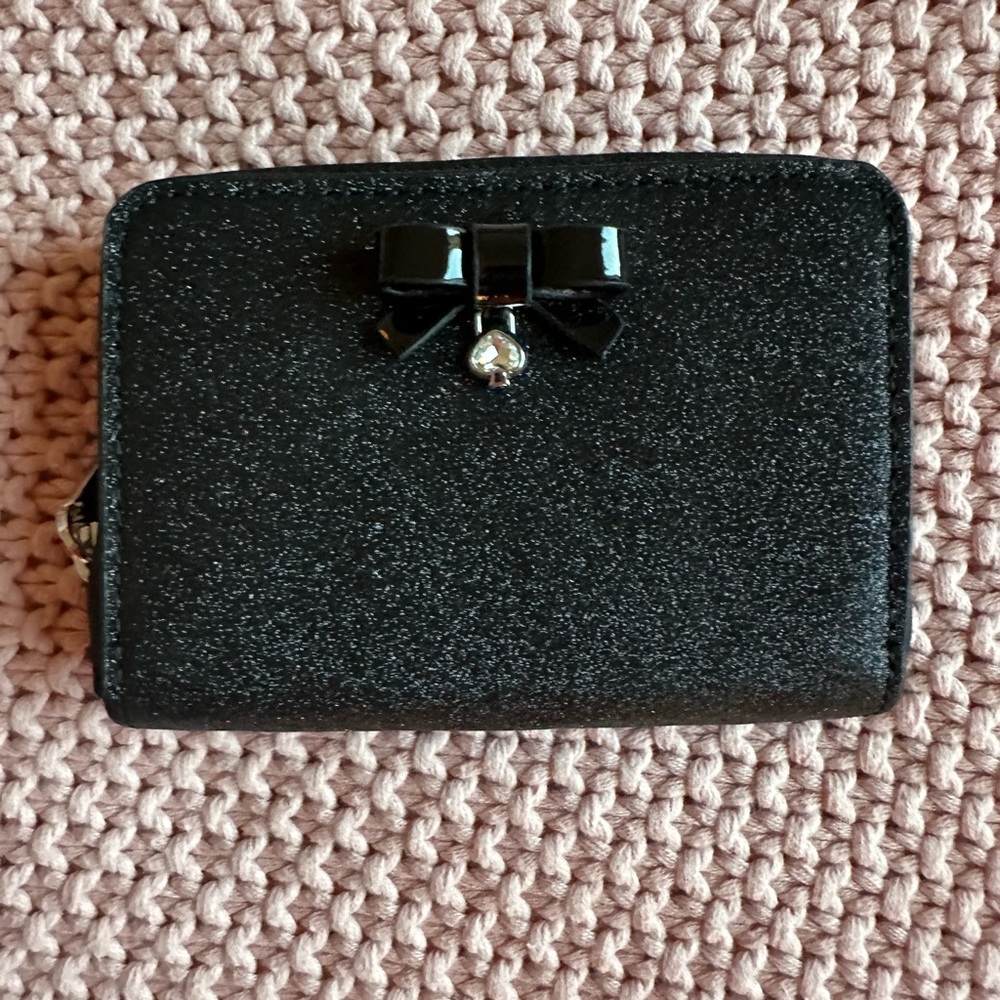 Kate Spade Black Glittery Wallet - Picture 2 of 6